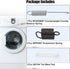 Washing Machine Kit 1 Pcs W10250667 Counterbalance Suspension Spring and 3 Pcs WP63907 Suspension Spring and 3 Pcs 285744 Tub Wear Pad
