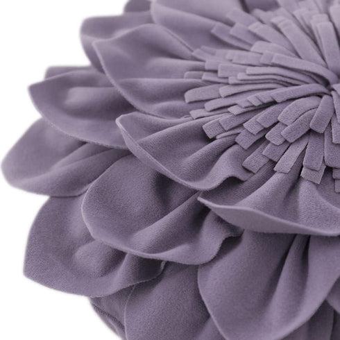 OiseauVoler 3D 14 Inch Decorative Flower Throw Pillows with Insert Included Accent Round Pillow Handmade Cushion