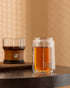 ZENS Modern Glass Infuser Teapot, One Touch Tea Maker for Loose Leaf Tea with Insulated Mug and Portable Case.