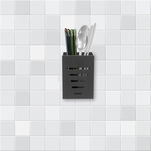 UPKOCH Wall Cutlery Holder, Plastic Utensil Holder, Hanging Chopsticks Drying Rack for Kitchen Storage