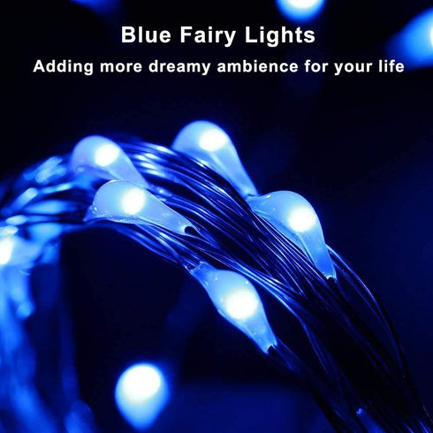 Blingstar USB Powered Fairy Lights, 2 Pack 33Ft 100 LED Mini String Lights for Decoration