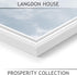 Langdon House 5x7 Picture Frames (White, 12 Pack), Contemporary Frame Set for Wall Mount or Table Top, Prosperity
