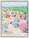 Stupell Industries Pastel Umbrella Beach Watercolor Landscape, Wall Art by Stellar Design Studio 11x14