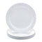 Amazon Basics Melamine (Plastic) Plate, 6 Piece Set, 10.5 in, White (Previously AmazonCommercial)