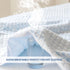 Nano-Cooling Fiber Mattress Protector King Size (76" x 80"), 100% Waterproof, Unrivaled Comfort for Every Family