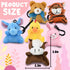 LUKBERA 28Packs Plush Animals Keychain, Stuffed Animals Keychain Toys for Easter Egg Fillers Classroom Exchange Gifts
