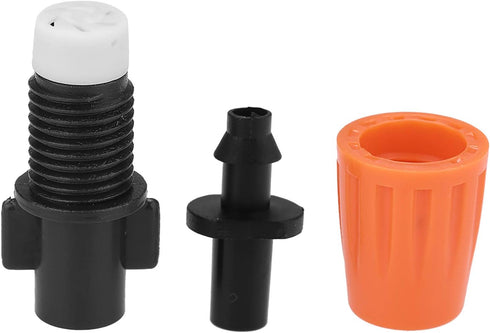 Zerone 50 Pcs Misting Nozzles for Drip Irrigation, Adjustable Atomizer Sprinkler Head Kits
