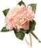 National Tree 12.2" Mixed Peach Rose & Peony Bouquet