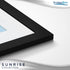 Icona Bay - 8x10 Black Picture Frame Mat to 5x7 - Painted Solid One-Piece Wood Composite, Modern Farmhouse