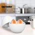 Hard Boiled Egg Cooker for 4 Eggs - Compact Design, ABS Material, Egg Shape, Microwave Function Egg Boiler