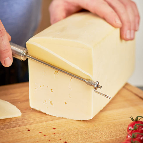 Roesle Stainless Steel Wire Cheese Slicer, 9.8-inch