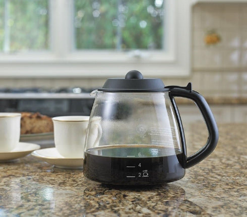 12 Cup Millennium Style Carafe, Black by Medelco GL312