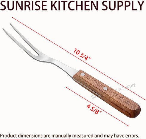 SUNRISE Stainless Steel Meat Fork, 10.5"