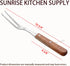 SUNRISE Stainless Steel Meat Fork, 10.5"