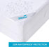 Zippered Waterproof Twin Mattress Protector, Fits Amazon Basics & ZINUS Box Spring, 6 Sides Encasement