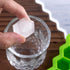 2 PCS AUSSUA Premium Ice Cube Trays, Silicone Molds with Sealing Lid, Reusable Hexagonal Ice Cube Molds