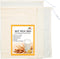 Carrollar 8Pack Nut Milk Bags,4 Sizes Unbleached Cotton Cheesecloth Bags,Food Strainer Bags,Reusable Muslin