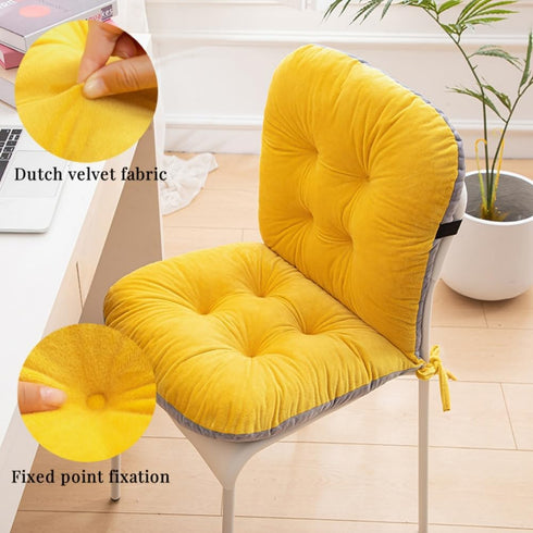 Yuthsona Non-Slip Rocking Chair Cushion Seat Cushion Plush with Ties Soft Seat Pad with High Back Desk Chair Pad