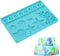 Seaweed Seashell Coral Conch Starfish Silicone Mold, Marine Theme Fondant Mold for Cake Decoration, Polymer Clay Craft
