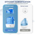 Humidifiers, 2.8L Ultrasonic Cool Mist for Large Room, Quiet Humidifier with Microporous Filters, Lasts up to 50 Hours