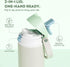 24 oz 2-in-1 24 POWCAN Steel Insulated Water Bottle: Push-Button Spout & Flip Straw Lid, Leakproof, Cold Hrs, Fits Car