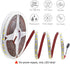 16.4ft 3500K 5050 5M 300 IP65 12V Commercial ALITOVE Warm White SMD LED Flexible Strip Ribbon Light LEDs Waterproof DC