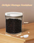 Airtight Coffee Storage Container - 1.1QT/1300ML Plastic Canister with Lid for Coffee, Flour, Sugar, BPA Free