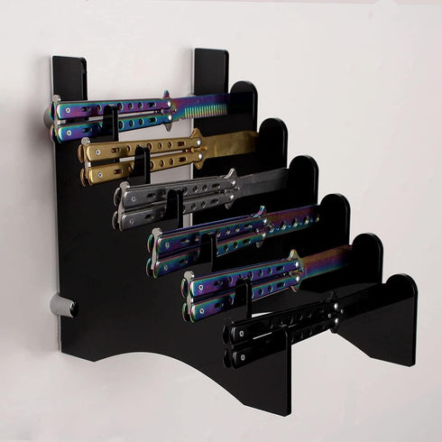 Knife Rack Display Stand, Wall Mount Acrylic Knife Rack, Knife Rack Storage, Knife Rack Display