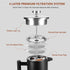 SZHETEFU 34 OZ 4-8 Large French Press, Premium Stainless Steel Sturdy Insulated French Press Coffee Maker, Cups French
