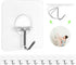 Heavy Duty Adhesive Hooks, Waterproof Transparent Wall Hooks for Bathroom, Kitchen, 12 Pack