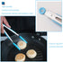Mini Kitchen Utensil Set, 5-Piece Tiny Silicone Tools for Kids Baking - Blue Whisk, Spatula, Tongs, Spoon