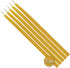 Hyoola 25 Pack Beeswax Taper Candles, Handmade, All Natural, 100% Pure Scented Bee Wax Candle, 9” Tall, Golden Yellow