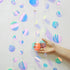 Cheerland Iridescent Circle Garlands, Under The Sea Party Decorations, Holographic Hanging Streamers for Mermaid Party