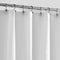 ALYVIA SPRING Waterproof Fabric Shower Curtain Liner, Standard Size 70x72, White with 3 Magnets