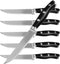 Alata 6-Piece Steak Knives Set, 4.7 Inch with Serrated Edge Razor-Sharp Dinner