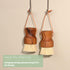 2PCS Set Teak Dish Scrub Brush by HTB, Good Grip Small Wooden Dish Brush with Teak Handle & Sisal Bristles for Kitchen