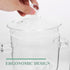 Glass Cooking Pot with Lid and Handle, 1.35L/45 oz Clear Glass Stovetop Pot, Glass Cookware Stovetop Pot Set, Glass Saucepan for Noodles Pasta Soup Milk