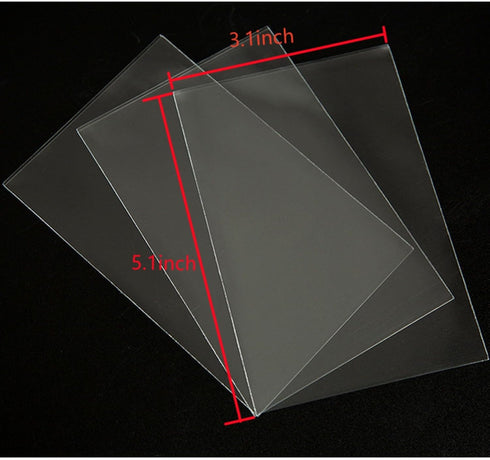 Recipe Card Protectors Recipe Card Covers Clear Vinyl Kitchen Plastic Recipe Sheet Protectors Card Page Protectors Kitchen Accessories, 3 x 5 Inch Set of 100