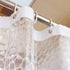 AooHome Clear EVA Shower Curtain Liner, 3D Water Cube with Bottom Magnets, Heavy Duty, 72x72 Inch