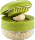 DOSMAMZ 2PCS 2PCS Garlic Presses, Garlic Chopper, Stainless Steel Blades Cutter, Crusher, Mincer, and Storage Container