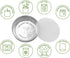 Mason Jar Lifestyle 5 Pack Stainless Steel Storage Lids - Heavy Duty Caps for Wide Mouth Jars, Airtight Design