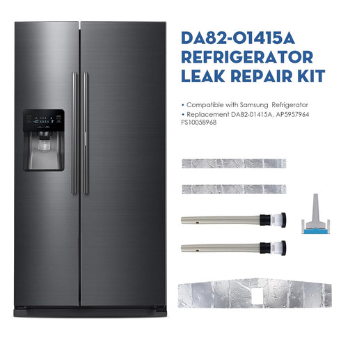 DA82-01415A Refrigerator Water Leak Repair Kit, Compatible with Samsung Parts AP5957964, PS1005968, DA82-01415A