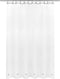 Barossa Design Frosted Shower Curtain Liner with 6 Magnets, Waterproof PEVA for Bath Tub, 72" x 72" Standard Size