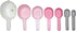 GK509W 10 pcs Nesting Stackable Measuring Cup and Spoons Set - Includes One Scraper and One Funnel, BPA Free,