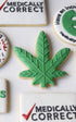 Ann Clark Cookie Cutters Marijuana Weed Leaf Cookie Cutter, 3.5" for 4/20 Gift, Made in USA