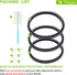 Blender Gasket Replacement Parts, Rubber O Ring for Nutribullet Blender 900W & 600W Series, 10 Pieces