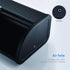 HILFA Stainless Steel Bread Box with Roll Up Lid, 17.5X11.5X7.5 inch Matte Black Kitchen Storage
