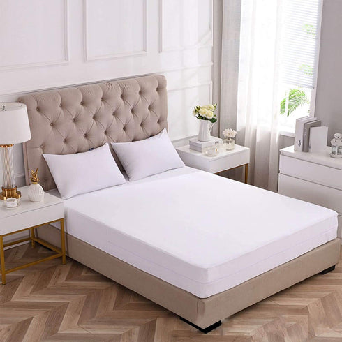 30x75 100% 6 9-12" Zippered RV Bunk Mattress Protector for Narrow Twin Bed Waterproof Sided Complete Matress Cover