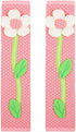 SOLUSTRE 6pcs Flower Refrigerator Handle Gloves, Car Door Handle Covers, Kitchen Appliance Handle Cover Fabric