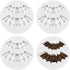 4 Pcs Halloween Bat Silicone Fondant Molds, Decorative Cake Mold for Halloween Chocolate, Jelly Pudding